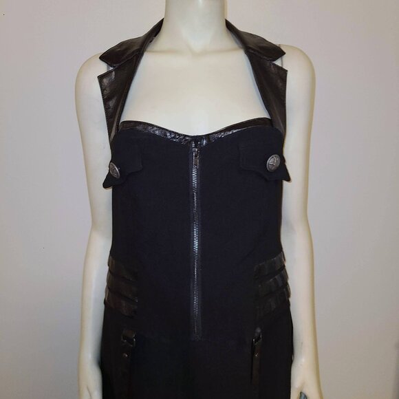 KILLSTAR Psy-Ops Plus Halter Dress - Picture 3 of 7